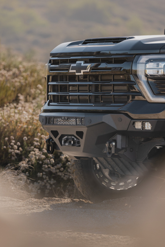 Chevrolet Silverado 3500 Front Bumper - DV8 Offroad - Spec Series - Black - `24-`26